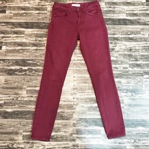Bullhead Denim High rise burgundy maroon pants